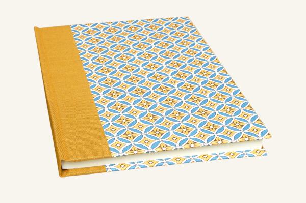 Nice writing book curry smoky blue Papeterie Schreibweise